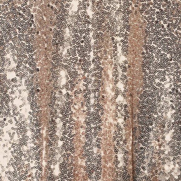 NWT Lulus Alicia Rose Gold Sequin Ruffled Two-Piece Dress - Picture 10 of 10